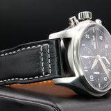 IWC Pilot's Watch Chronograph Spitfire IW387903 41MM Stainless Steel Black Dial Full Set WARRANTY