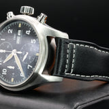 IWC Pilot's Watch Chronograph Spitfire IW387903 41MM Stainless Steel Black Dial Full Set WARRANTY