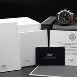 IWC Pilot's Watch Chronograph Spitfire IW387903 41MM Stainless Steel Black Dial Full Set WARRANTY