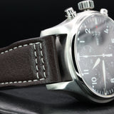 IWC Pilot's Watch Chronograph IW377701 43MM Stainless Steel Black Dial Full Set WARRANTY