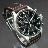 IWC Pilot's Watch Chronograph IW377709 43MM Stainless Steel Black Dial Full Set WARRANTY