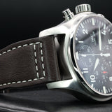 IWC Pilot's Watch Chronograph IW377709 43MM Stainless Steel Black Dial Full Set WARRANTY