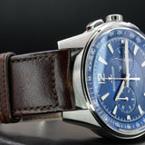 Jaeger-LeCoultre Polaris Chronograph Q9028480 42MM Steel Blue Dial Full Set WARRANTY