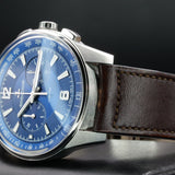 Jaeger-LeCoultre Polaris Chronograph Q9028480 42MM Steel Blue Dial Full Set WARRANTY