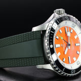 Breitling Superocean A173751A1O1S1 42MM Stainless Steel Orange Dial Full Set WARRANTY