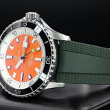Breitling Superocean A173751A1O1S1 42MM Stainless Steel Orange Dial Full Set WARRANTY
