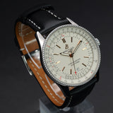 Breitling Navitimer Automatic A17326211G1P1 41MM Stainless Steel Silver Dial Full Set WARRANTY