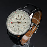Breitling Navitimer Automatic A17326211G1P1 41MM Stainless Steel Silver Dial Full Set WARRANTY