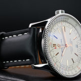 Breitling Navitimer Automatic A17326211G1P1 41MM Stainless Steel Silver Dial Full Set WARRANTY