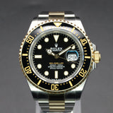 Rolex Sea-Dweller Two Tone 126603 43MM Yellow Gold Black Dial Watch Only WARRANTY
