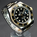 Rolex Sea-Dweller Two Tone 126603 43MM Yellow Gold Black Dial Watch Only WARRANTY