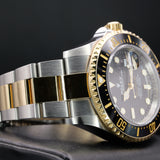 Rolex Sea-Dweller Two Tone 126603 43MM Yellow Gold Black Dial Watch Only WARRANTY