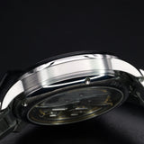 Glashütte Original PanoMaticInverse 1-91-02-02-02-71 42MM Stainless Steel Galvanized Rhodium Dial Full Set WARRANTY