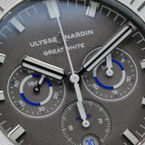 Ulysse Nardin Diver Chronograph 1503-170LE-1A-GW/3A 44MM Titaium Grey Dial Full Set WARRANTY