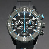 Ulysse Nardin Diver Chronograph 1503-170LE-2A-TOR/3A 44MM Titanium Black Dial Full Set WARRANTY