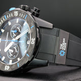 Ulysse Nardin Diver Chronograph 1503-170LE-2A-TOR/3A 44MM Titanium Black Dial Full Set WARRANTY