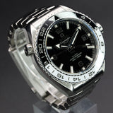 Omega Seamaster Planet Ocean "Oreo" 215.30.44.22.01.001 44MM Stainless Steel Black Dial Full Set WARRANTY