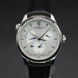 Jaeger-LeCoultre Master Geographic Q1428421 39MM Stainless Steel Silver Dial Full Set WARRANTY