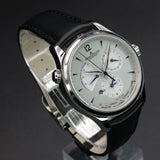 Jaeger-LeCoultre Master Geographic Q1428421 39MM Stainless Steel Silver Dial Full Set WARRANTY
