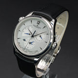 Jaeger-LeCoultre Master Geographic Q1428421 39MM Stainless Steel Silver Dial Full Set WARRANTY