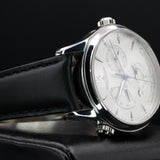 Jaeger-LeCoultre Master Geographic Q1428421 39MM Stainless Steel Silver Dial Full Set WARRANTY