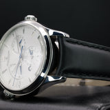 Jaeger-LeCoultre Master Geographic Q1428421 39MM Stainless Steel Silver Dial Full Set WARRANTY