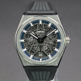 Zenith Defy Classic 95.9000.670/78.R782 41MM Titanium Skeleton Dial Full Set WARRANTY