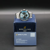 Breitling Navitimer Ice Blue Bracelet Chronograph AB0138241C1A1 43MM Stainless Steel Ice Blue Dial Full Set WARRANTY