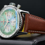 Breitling Navitimer B01 Green Dial Chronograph AB0139211L1P1 41MM Stainless Steel Green Dial Full Set WARRANTY