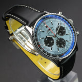 Breitling Navitimer B01 Chronograph AB0138241C1P1 43MM Stainless Steel Ice Blue Dial Full Set WARRANTY