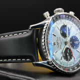 Breitling Navitimer B01 Chronograph AB0138241C1P1 43MM Stainless Steel Ice Blue Dial Full Set WARRANTY