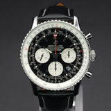 Breitling Navitimer B01 Reverse Panda Chronograph AB0121211B1P1 43MM Stainless Steel Black Dial Full Set WARRANTY