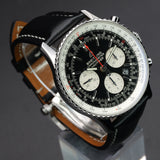 Breitling Navitimer B01 Reverse Panda Chronograph AB0121211B1P1 43MM Stainless Steel Black Dial Full Set WARRANTY