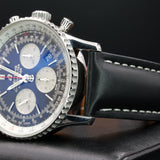 Breitling Navitimer B01 Reverse Panda Chronograph AB0121211B1P1 43MM Stainless Steel Black Dial Full Set WARRANTY