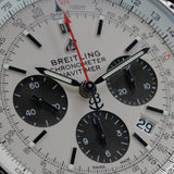 Breitling Navitimer B01 Chronograph AB0121211G1P1 43MM Stainless Steel White Dial Full Set WARRANTY