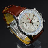 Breitling Navitimer B01 Chronograph AB0139211G1P1 41MM Stainless Steel Cream Dial Full Set WARRANTY