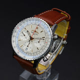 Breitling Navitimer B01 Chronograph AB0139211G1P1 41MM Stainless Steel Cream Dial Full Set WARRANTY