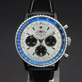 Breitling Navitimer B01 Chronograph AB0138241G1P1 43MM Stainless Steel Silver Dial Full Set WARRANTY