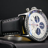 Breitling Navitimer B01 Chronograph AB0138241G1P1 43MM Stainless Steel Silver Dial Full Set WARRANTY