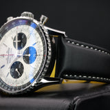 Breitling Navitimer B01 Chronograph AB0138241G1P1 43MM Stainless Steel Silver Dial Full Set WARRANTY