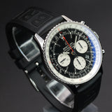 Breitling Navitimer B01 Reverse Panda Chronograph AB0121211B1X1 43MM Stainless Steel Black Dial Full Set WARRANTY