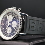 Breitling Navitimer B01 Reverse Panda Chronograph AB0121211B1X1 43MM Stainless Steel Black Dial Full Set WARRANTY