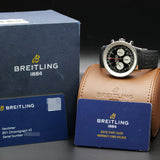 Breitling Navitimer B01 Reverse Panda Chronograph AB0121211B1X1 43MM Stainless Steel Black Dial Full Set WARRANTY
