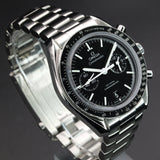 Omega Speedmaster Moonwatch "2 Counters" 311.30.44.51.01.002 44MM Steel Black Dial Full Set WARRANTY