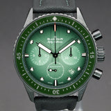 Fifty Fathoms Bathyscaphe Chronographe Flyback 5200-0153-B52A 43MM Green Dial Full Set WARRANTY