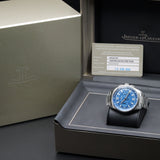 Jaeger-LeCoultre Polaris Chronograph Bracelet Q9028180 42MM Stainless Steel Blue Dial Full Set WARRANTY