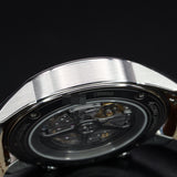 Jaeger-LeCoultre Leather Strap 9008480 41MM Stainless Steel Blue Dial Full Set WARRANTY