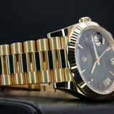 Rolex Day-Date 228238 40MM Green Ombre Dial Full Set WARRANTY