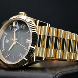 Rolex Day-Date 228238 40MM Green Ombre Dial Full Set WARRANTY