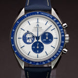 Omega Speedmaster Snoopy 310.32.42.50.02.001 42MM Steel Silver Dial Full Set WARRANTY